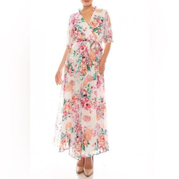 Gabby Skye Printed floral dress - Picture 4 of 10